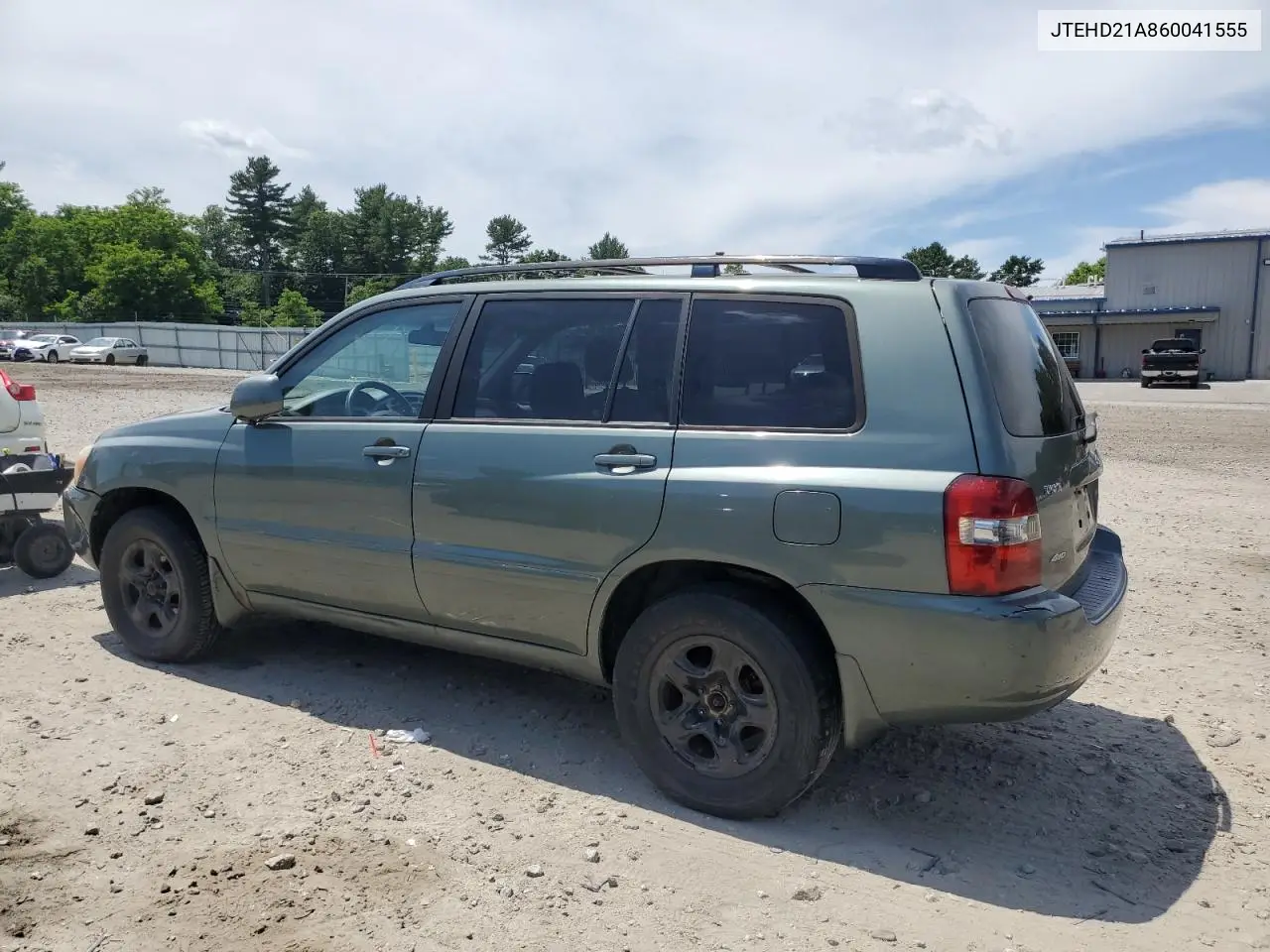 2006 Toyota Highlander VIN: JTEHD21A860041555 Lot: 63231365