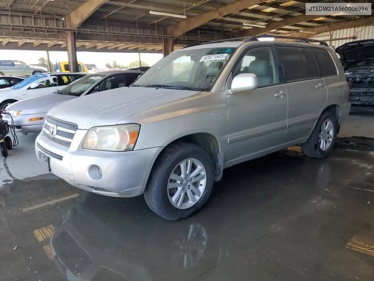 2006 Toyota Highlander Hybrid VIN: JTEDW21A560006996 Lot: 63521545