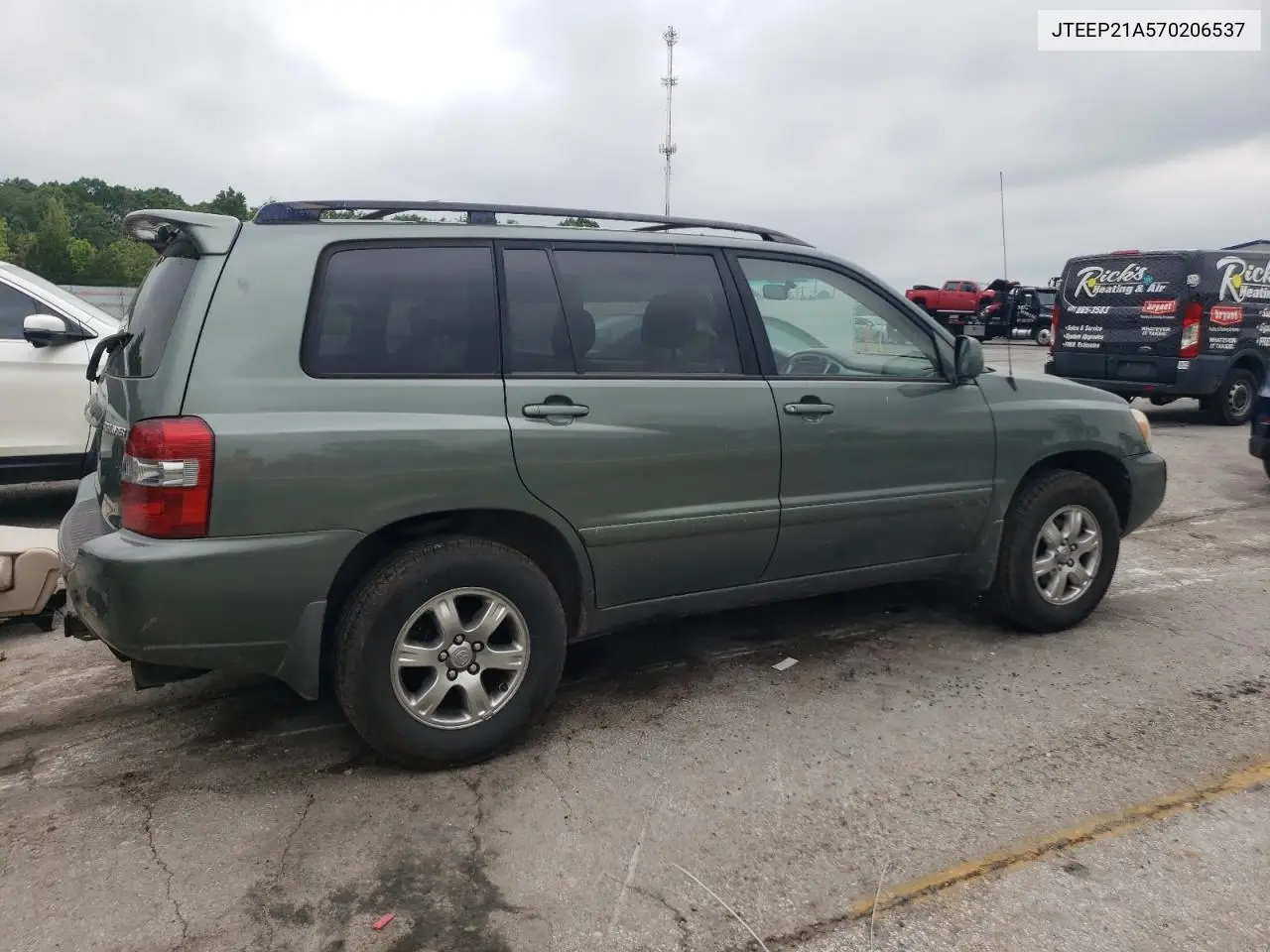 2007 Toyota Highlander Sport VIN: JTEEP21A570206537 Lot: 56636135