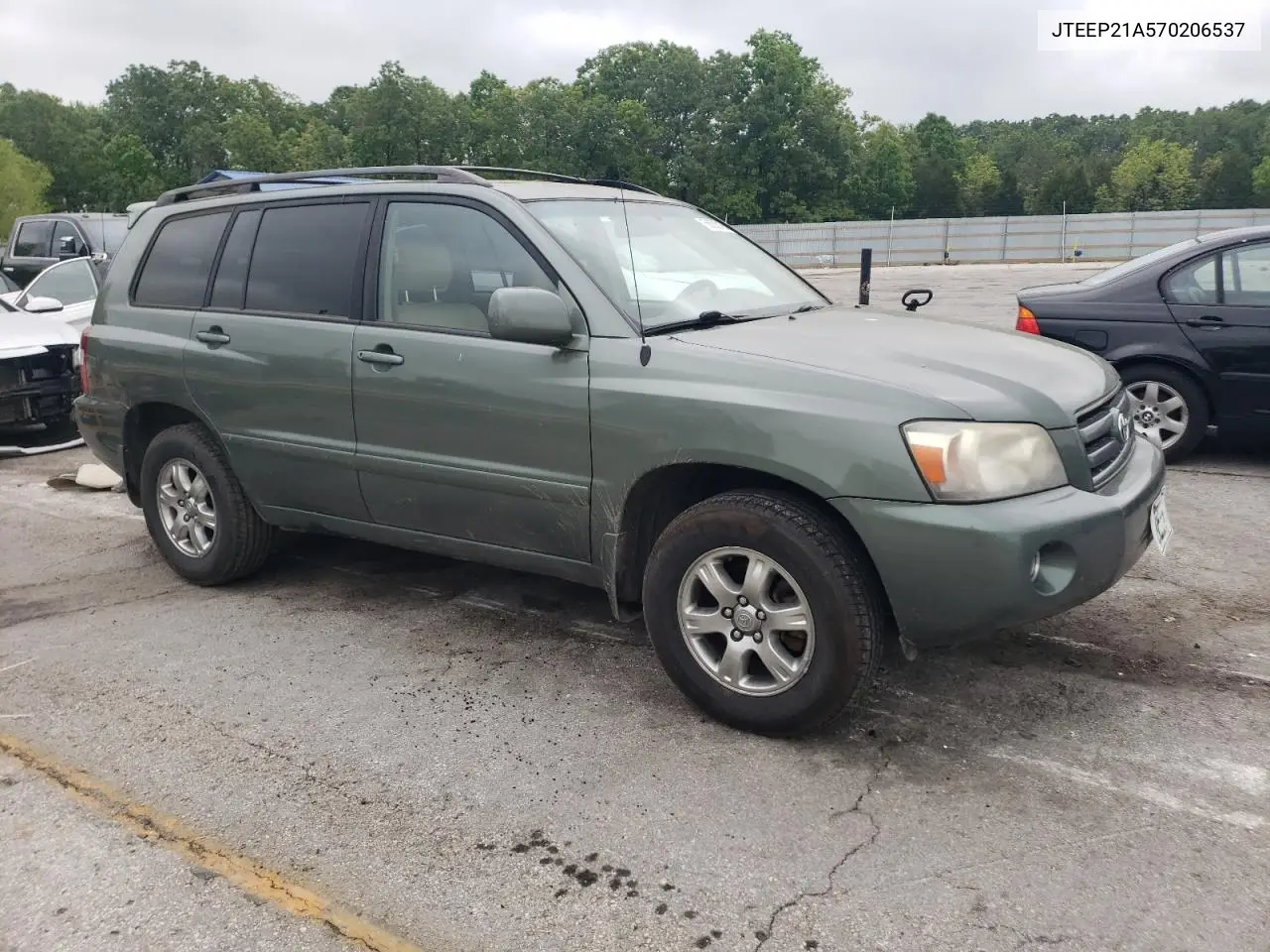 2007 Toyota Highlander Sport VIN: JTEEP21A570206537 Lot: 56636135