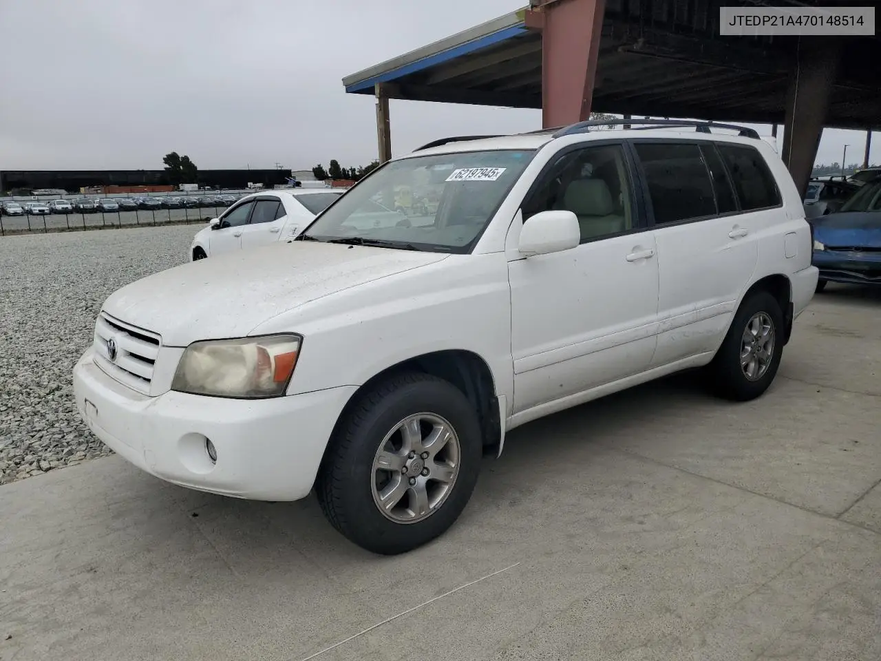 2007 Toyota Highlander Sport VIN: JTEDP21A470148514 Lot: 62197945