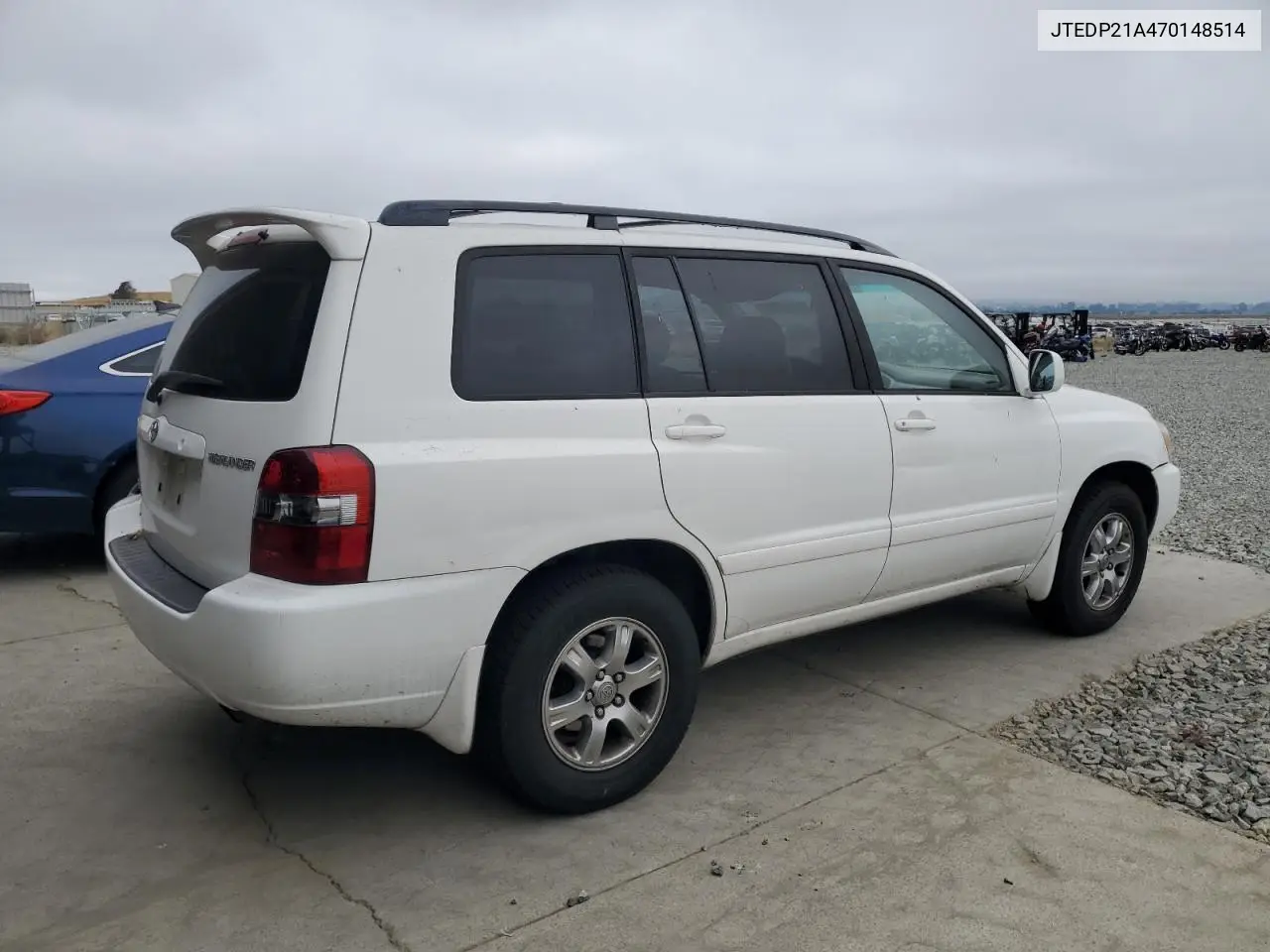 2007 Toyota Highlander Sport VIN: JTEDP21A470148514 Lot: 62197945