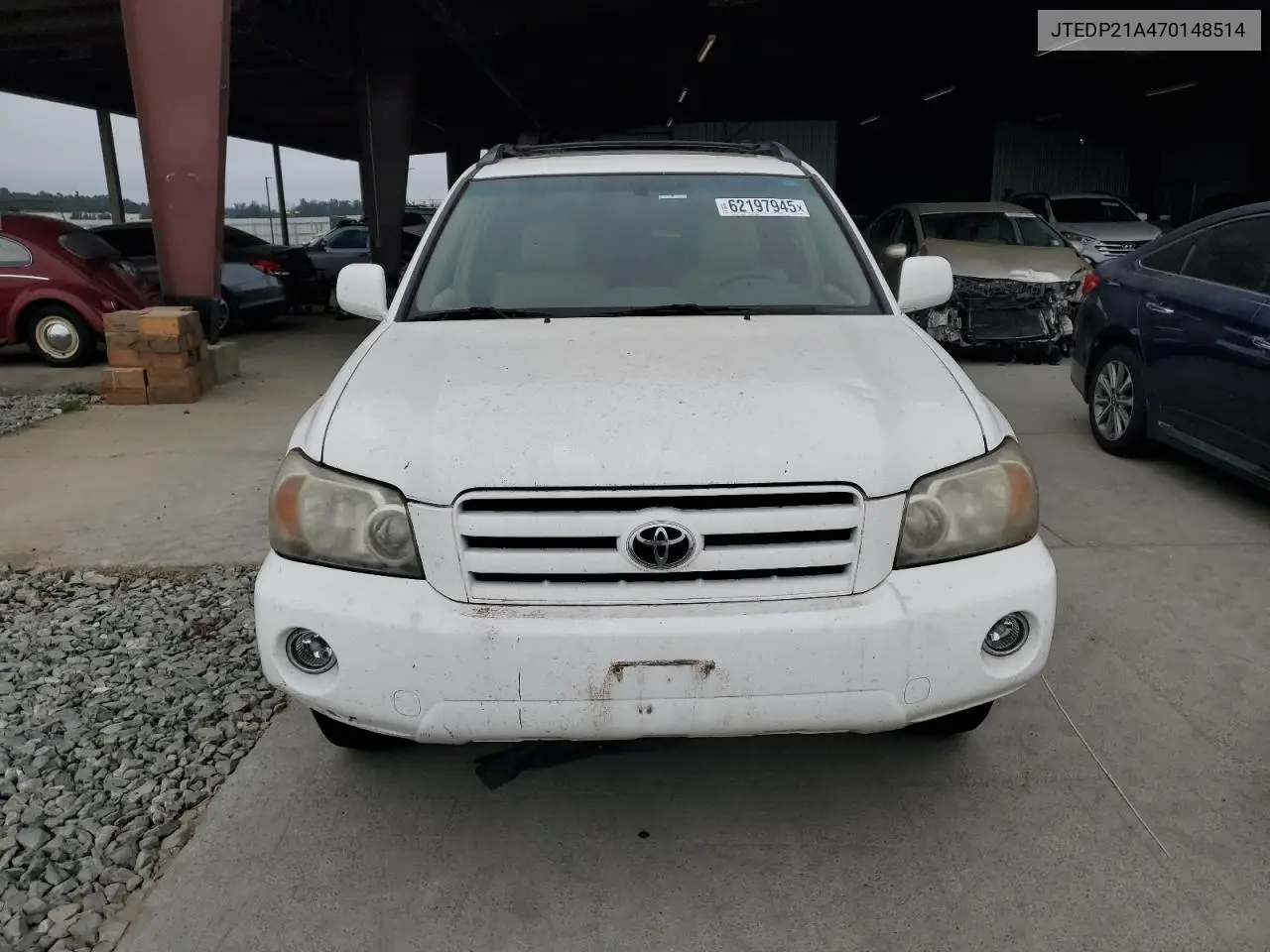 2007 Toyota Highlander Sport VIN: JTEDP21A470148514 Lot: 62197945