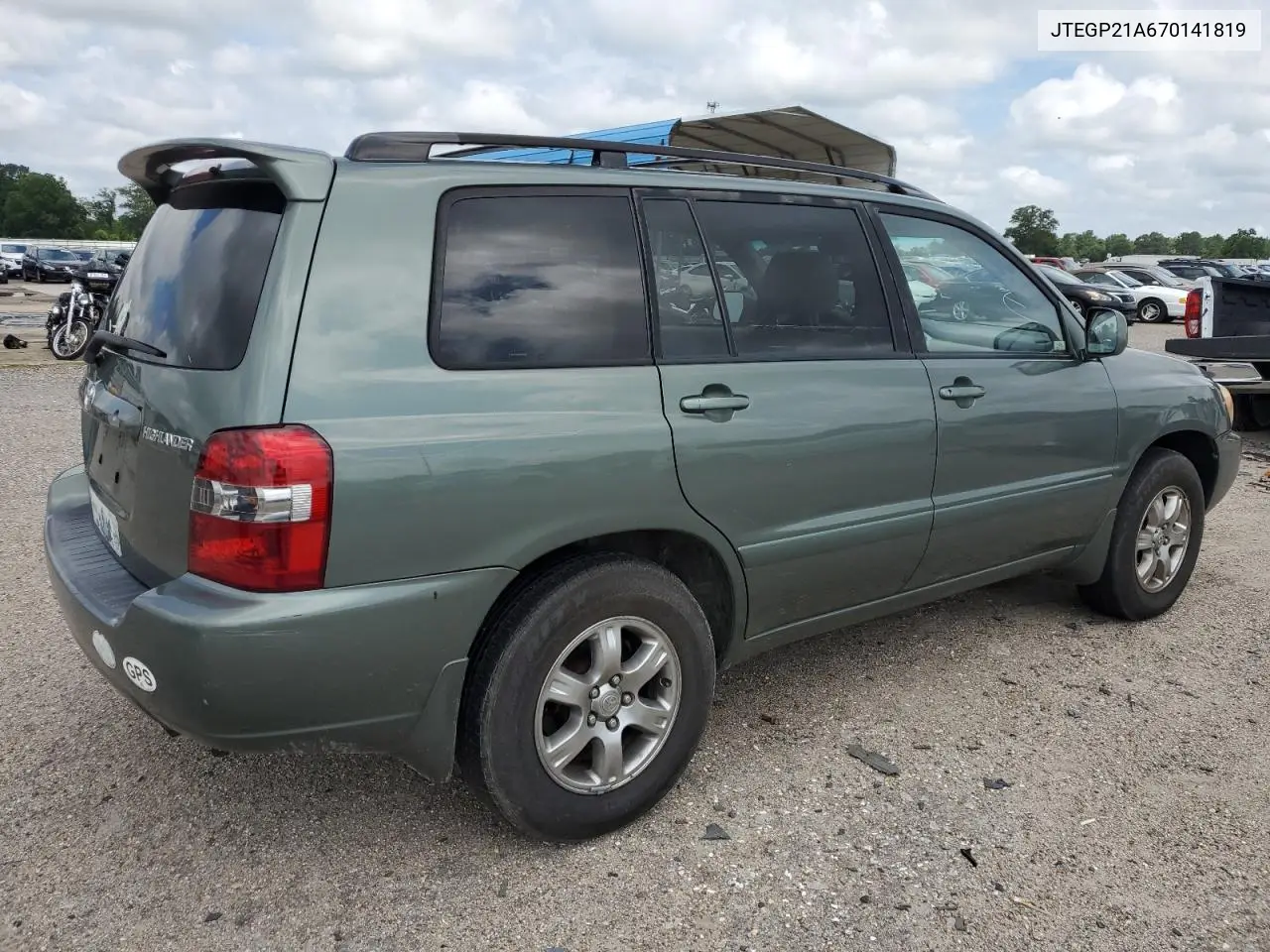 2007 Toyota Highlander Sport VIN: JTEGP21A670141819 Lot: 63052125