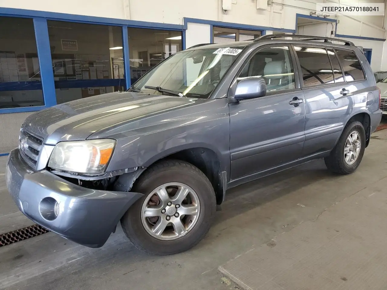 2007 Toyota Highlander Sport VIN: JTEEP21A570188041 Lot: 65081005