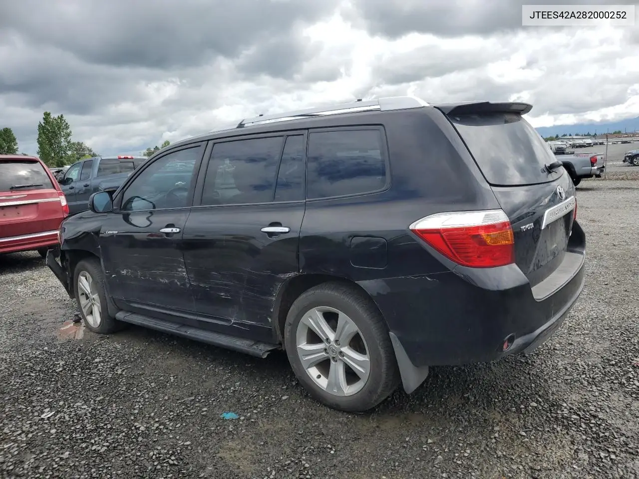 2008 Toyota Highlander Limited VIN: JTEES42A282000252 Lot: 55836995