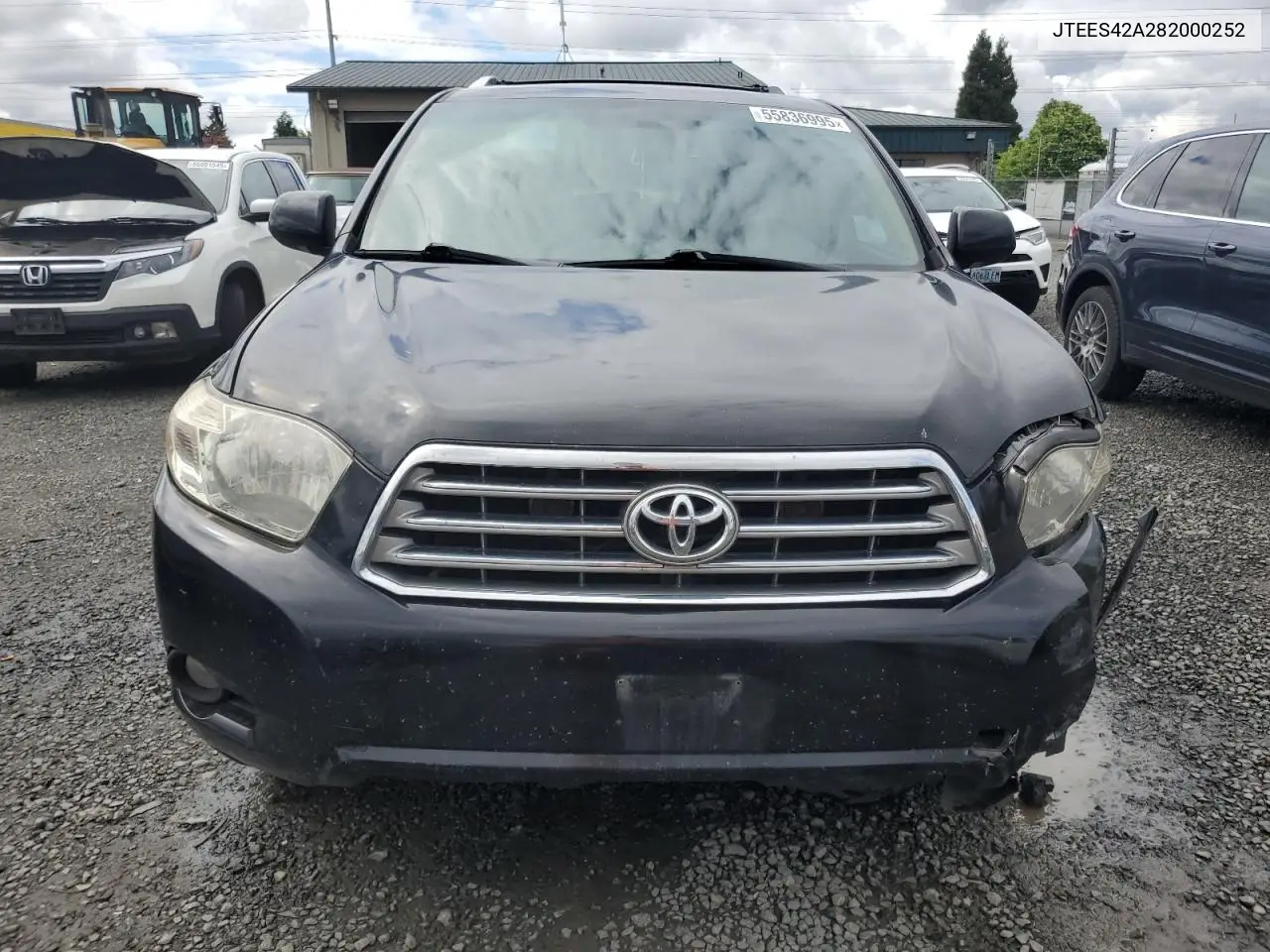 2008 Toyota Highlander Limited VIN: JTEES42A282000252 Lot: 55836995