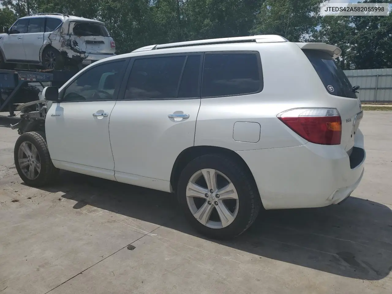 2008 Toyota Highlander Limited VIN: JTEDS42A582055998 Lot: 56377675