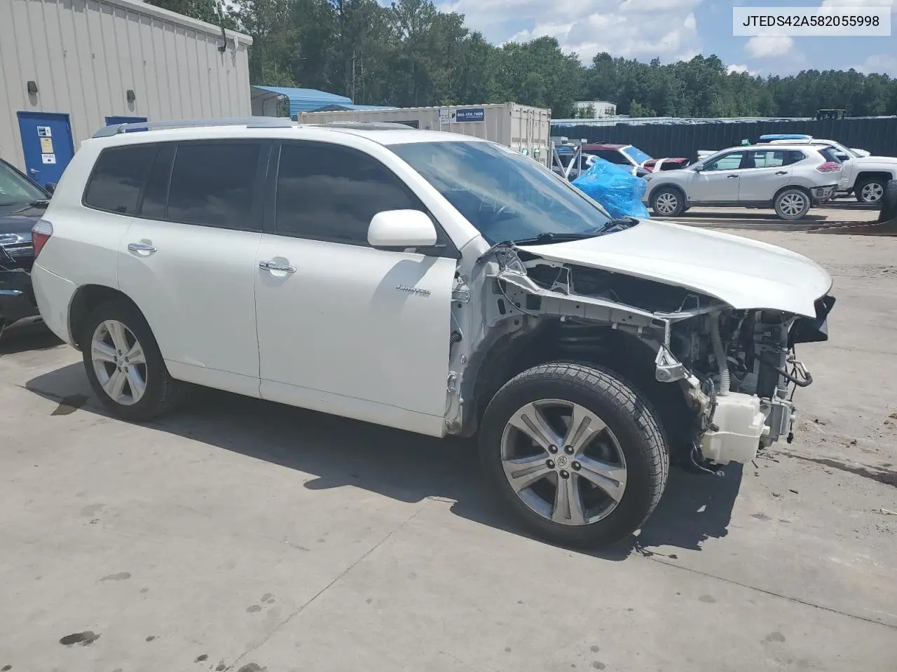 2008 Toyota Highlander Limited VIN: JTEDS42A582055998 Lot: 56377675
