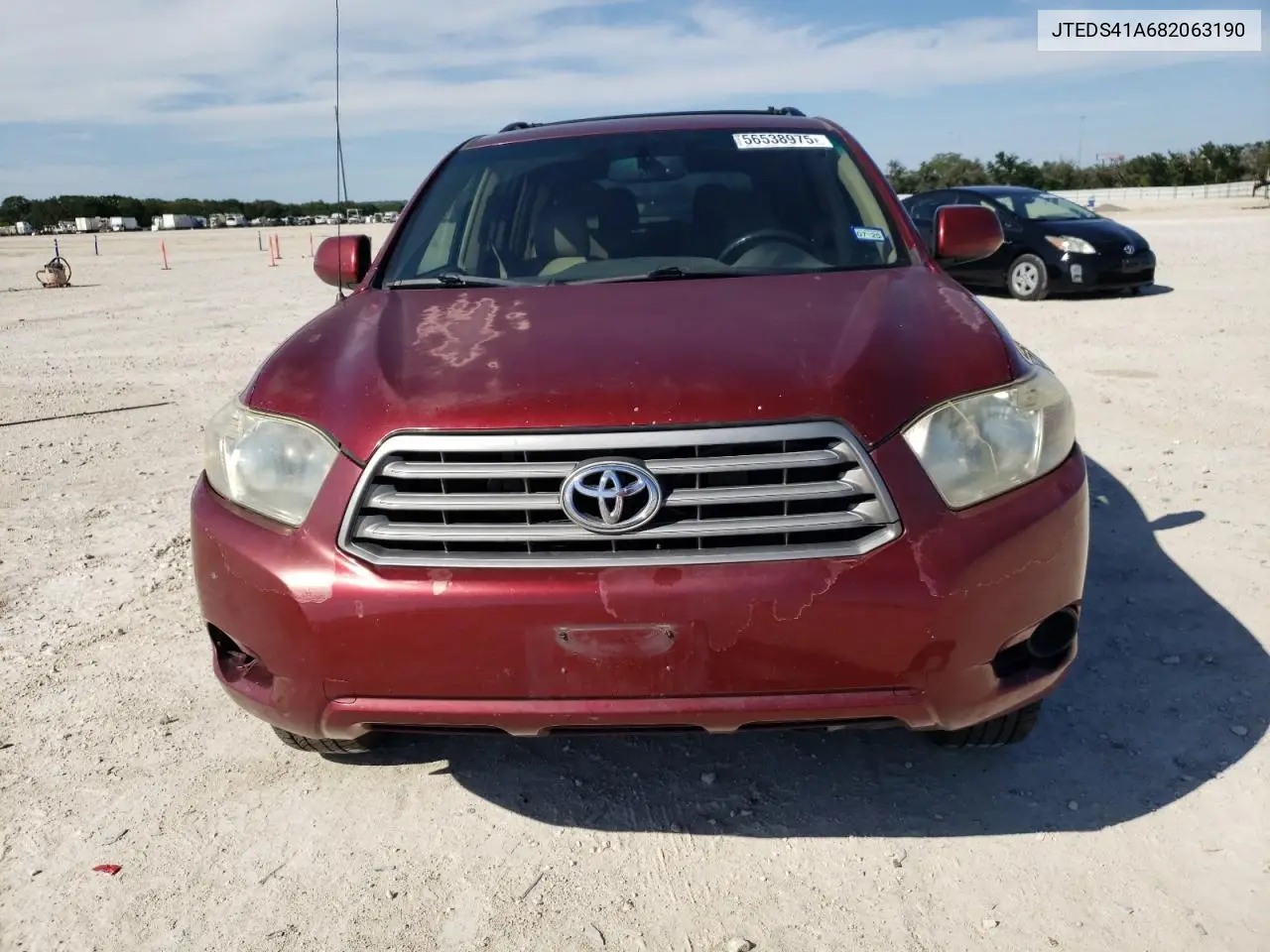 2008 Toyota Highlander VIN: JTEDS41A682063190 Lot: 56538975
