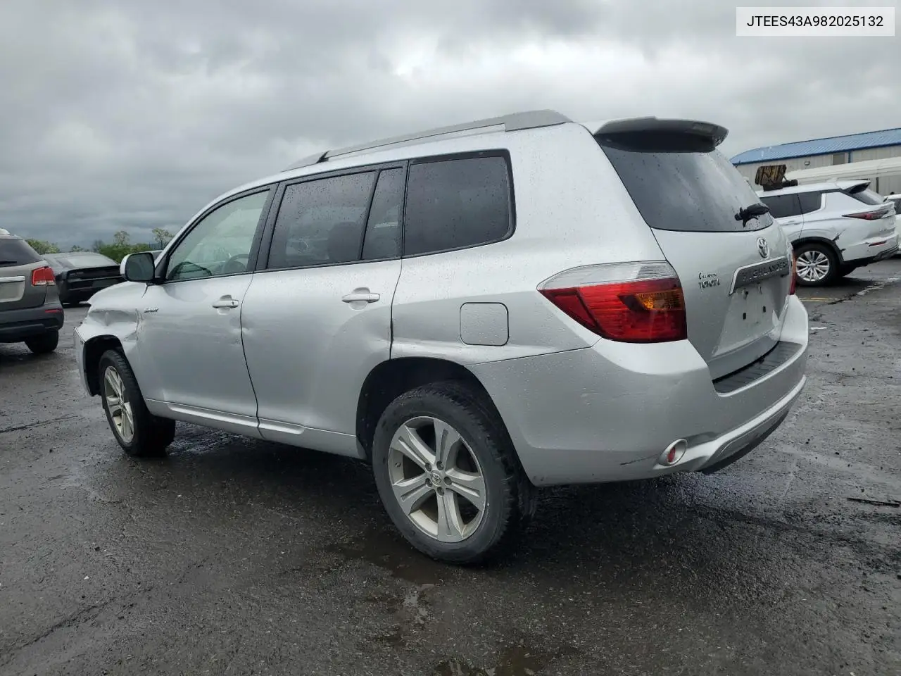 2008 Toyota Highlander Sport VIN: JTEES43A982025132 Lot: 56699535