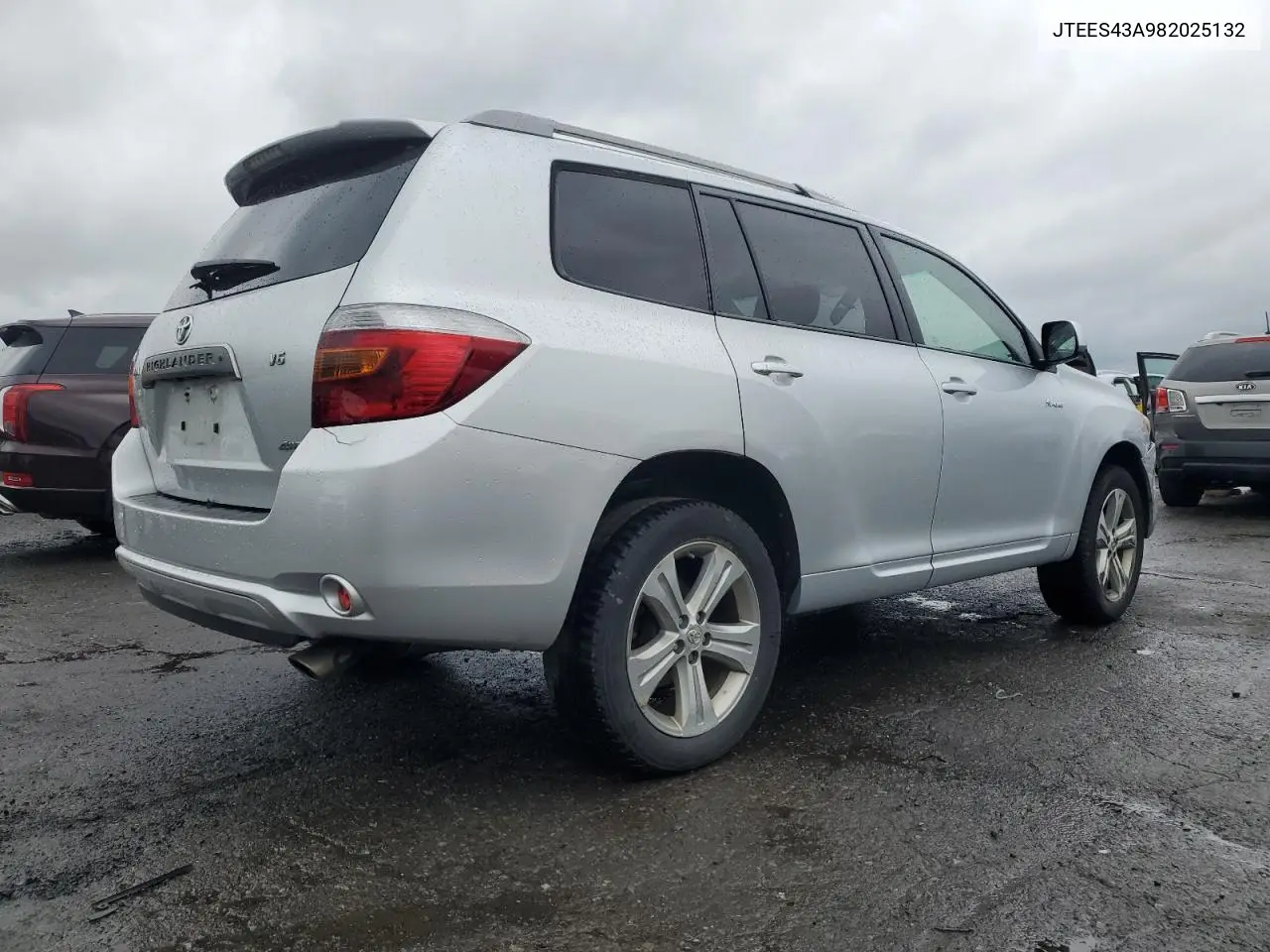 2008 Toyota Highlander Sport VIN: JTEES43A982025132 Lot: 56699535