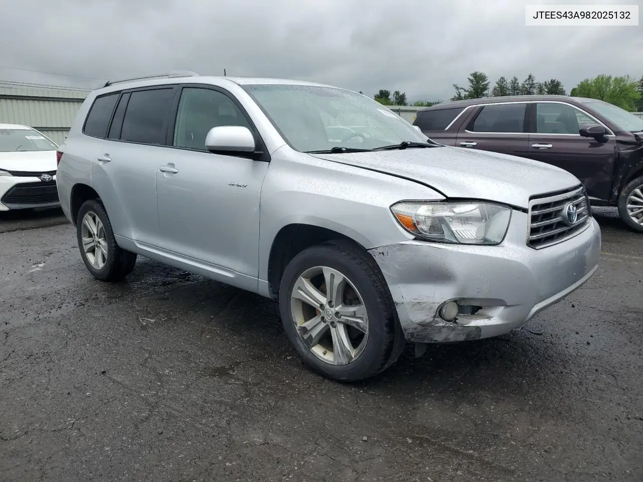 2008 Toyota Highlander Sport VIN: JTEES43A982025132 Lot: 56699535