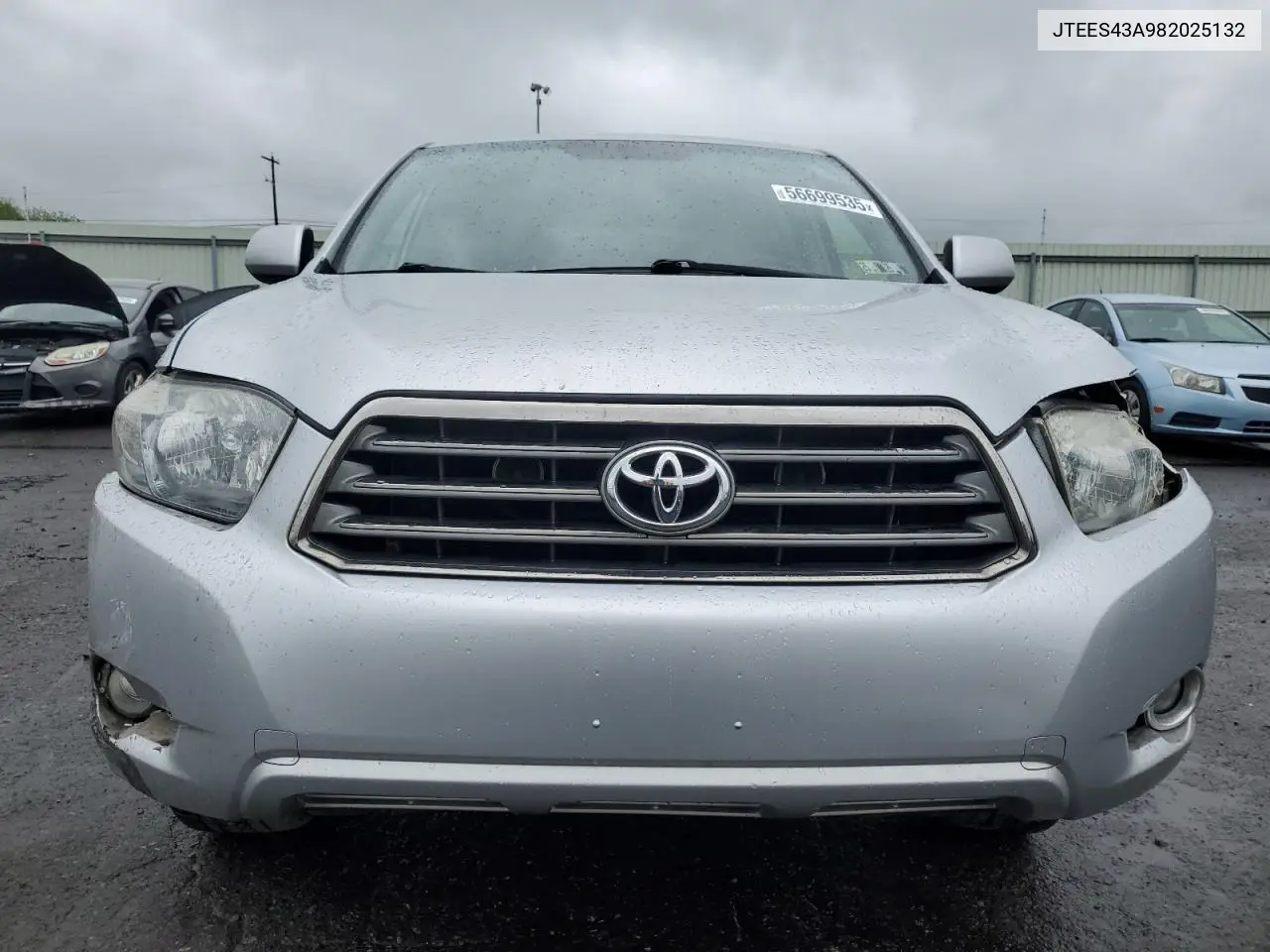 2008 Toyota Highlander Sport VIN: JTEES43A982025132 Lot: 56699535