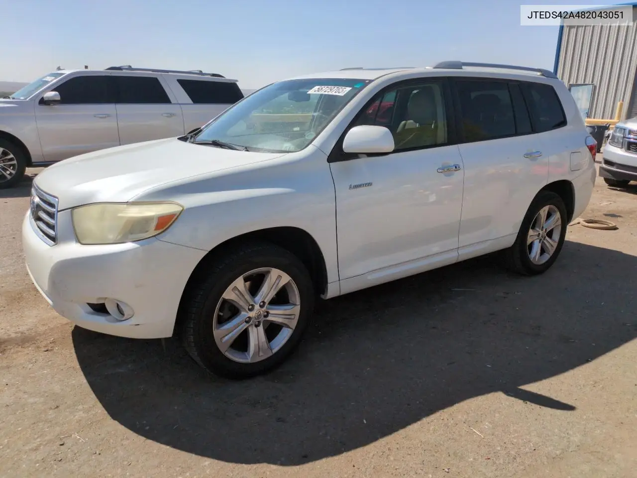 jteds42a482043051 JTEDS42A482043051 2008 Toyota Highlander Limited