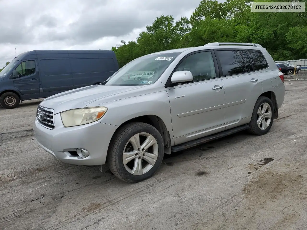 2008 Toyota Highlander Limited VIN: JTEES42A682078162 Lot: 56871005