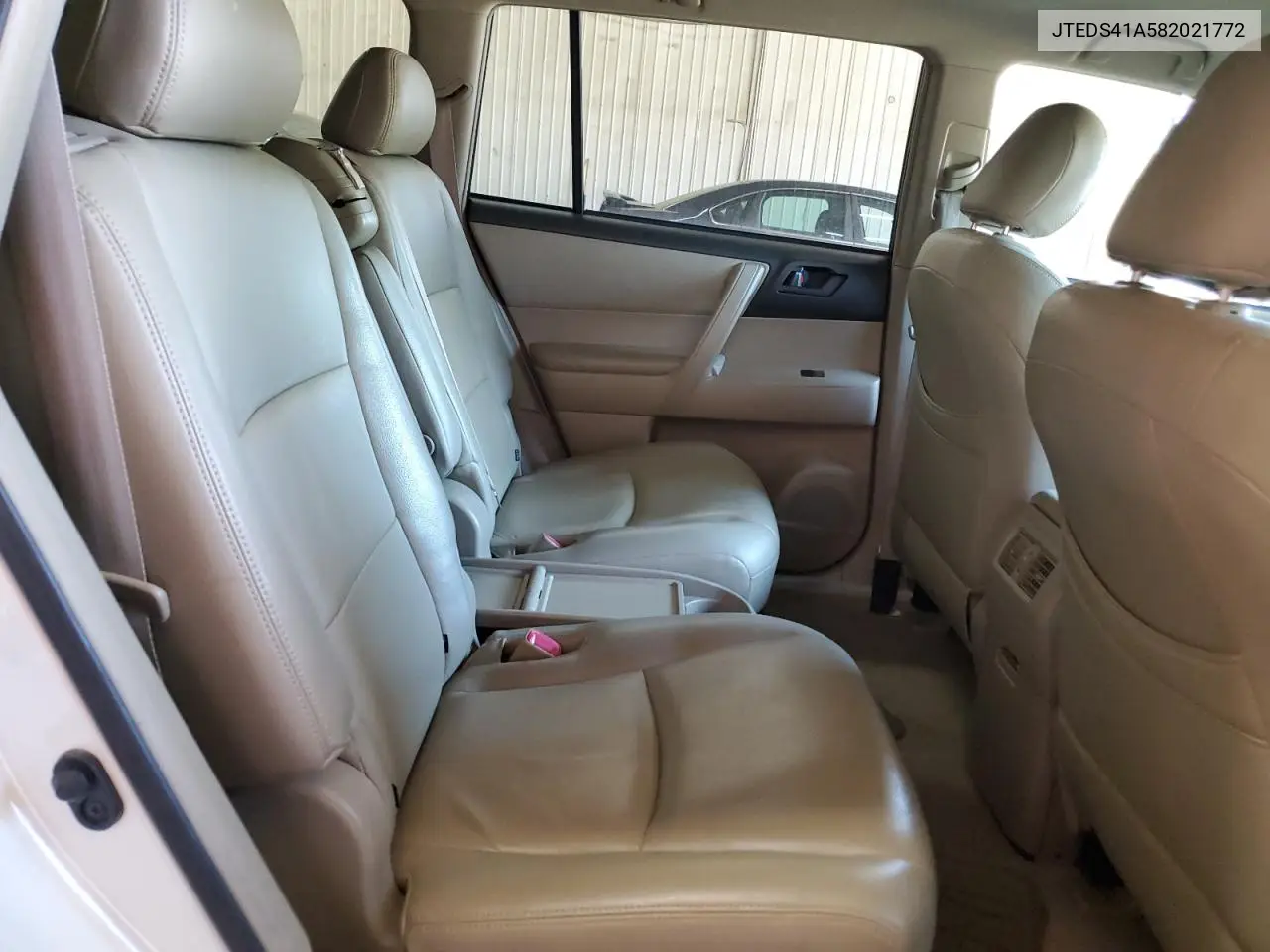 2008 Toyota Highlander VIN: JTEDS41A582021772 Lot: 56872975