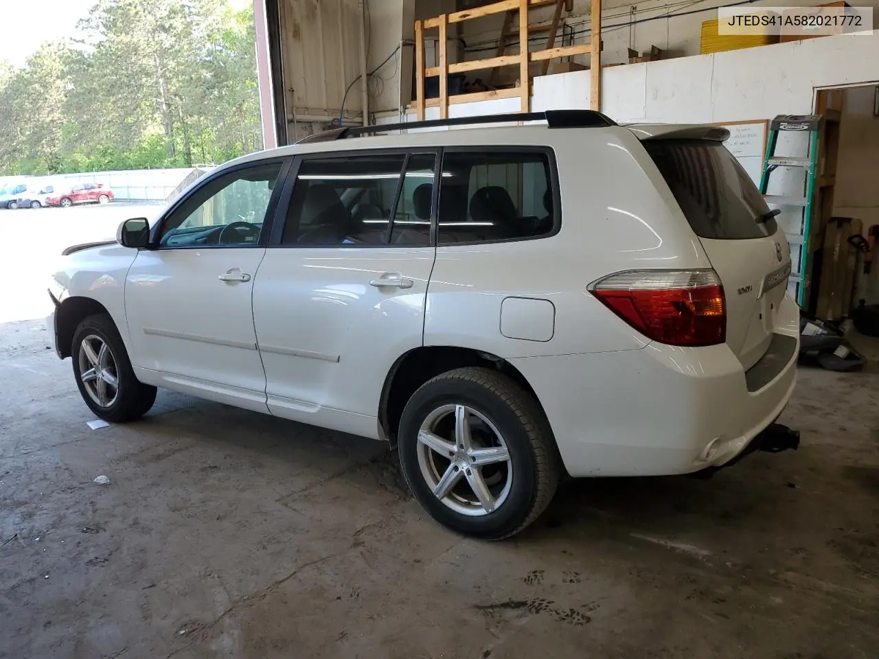 2008 Toyota Highlander VIN: JTEDS41A582021772 Lot: 56872975