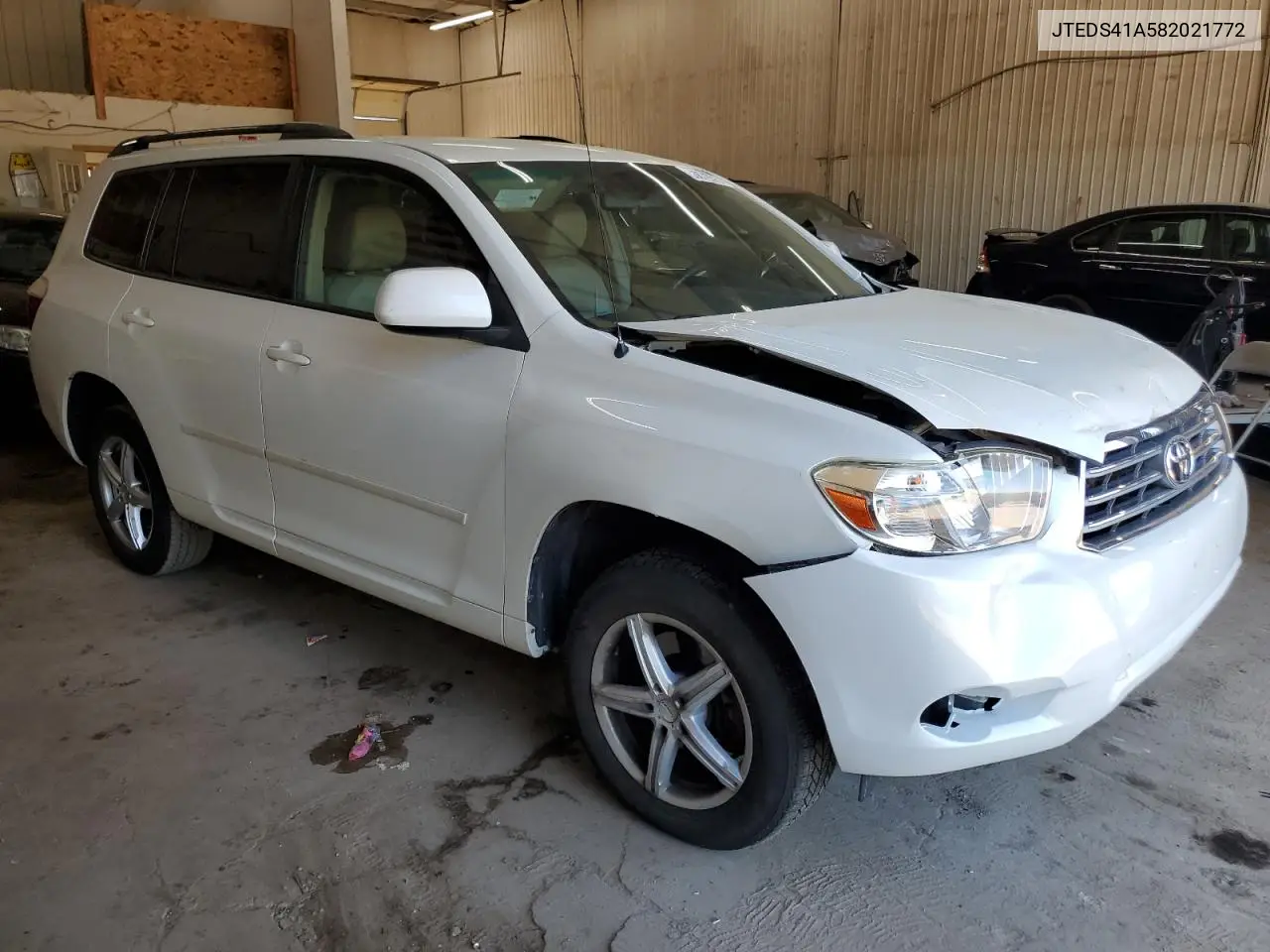 2008 Toyota Highlander VIN: JTEDS41A582021772 Lot: 56872975