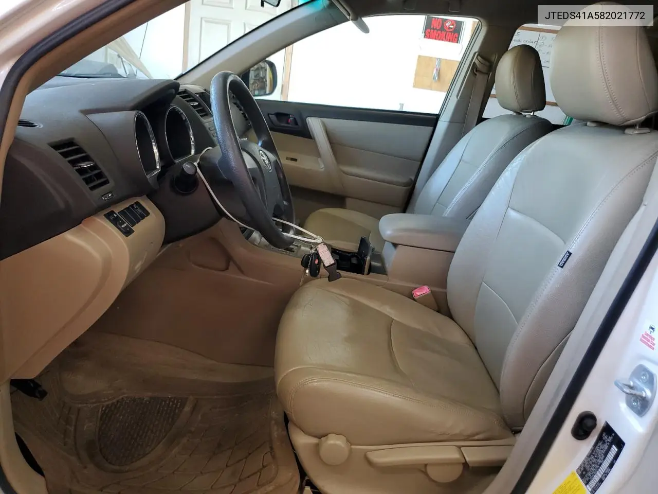 2008 Toyota Highlander VIN: JTEDS41A582021772 Lot: 56872975