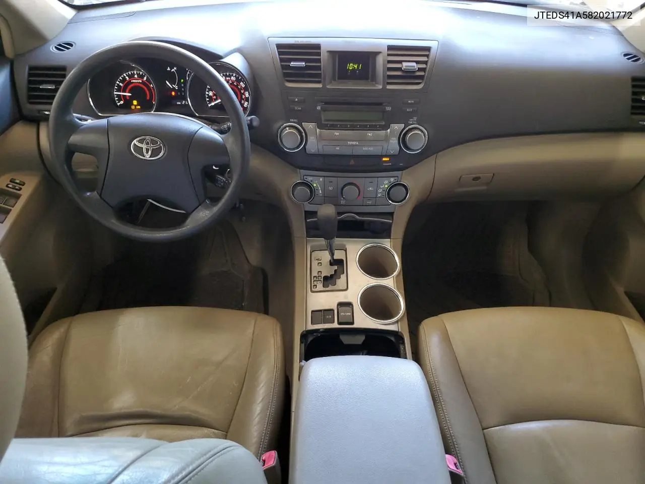 2008 Toyota Highlander VIN: JTEDS41A582021772 Lot: 56872975