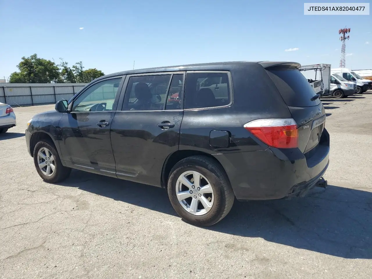 2008 Toyota Highlander VIN: JTEDS41AX82040477 Lot: 57171445