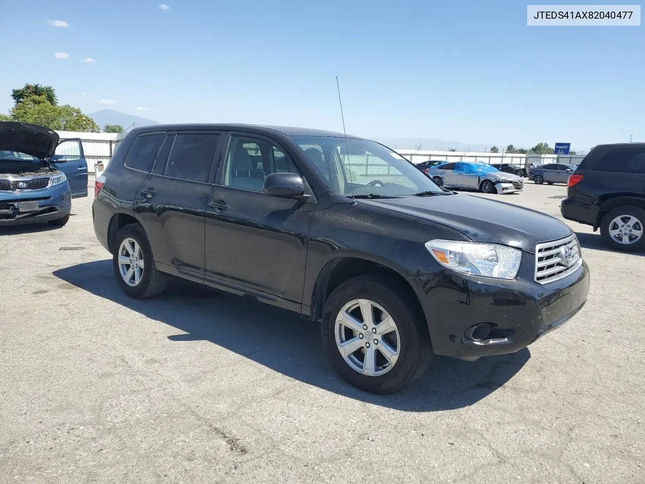 2008 Toyota Highlander VIN: JTEDS41AX82040477 Lot: 57171445