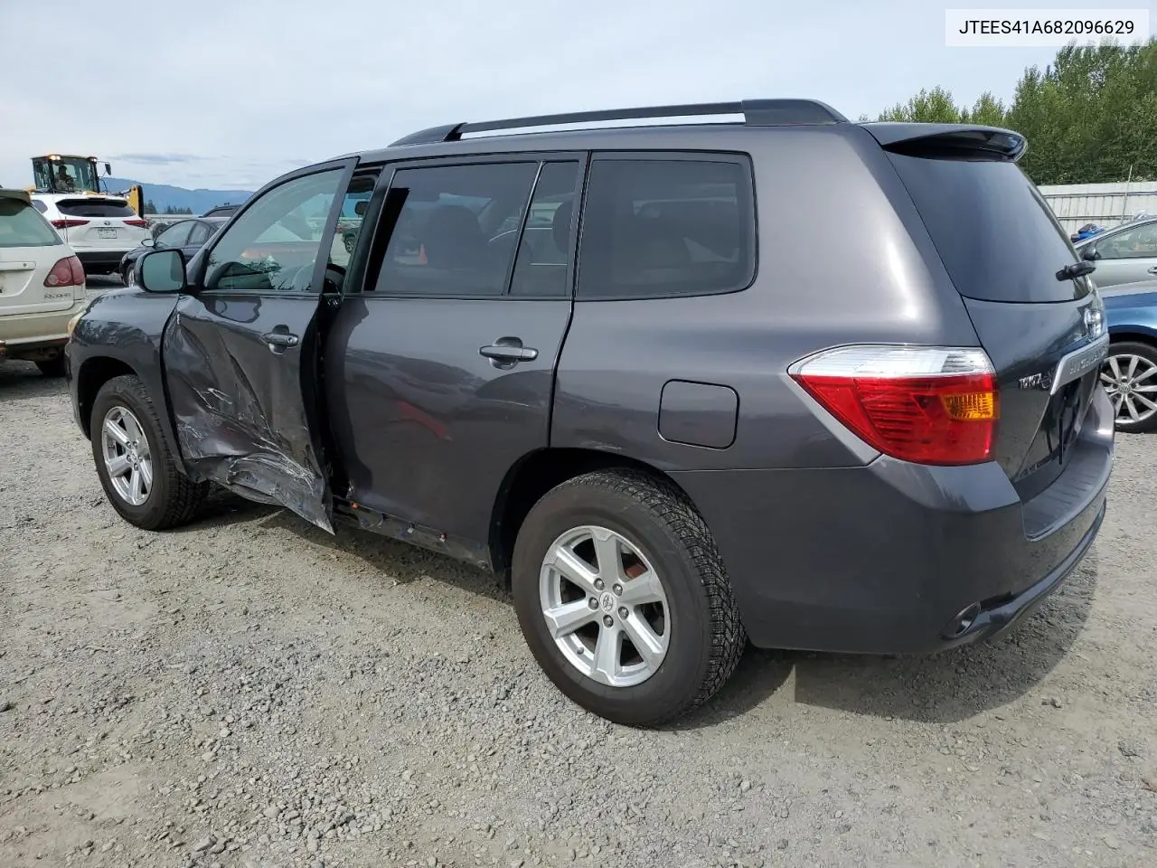 2008 Toyota Highlander VIN: JTEES41A682096629 Lot: 61949015