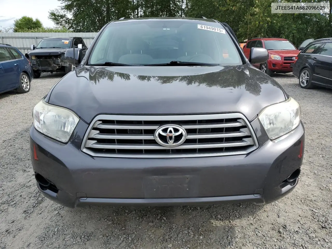 2008 Toyota Highlander VIN: JTEES41A682096629 Lot: 61949015