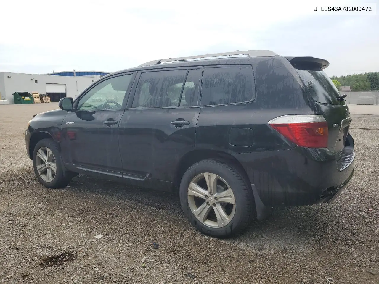 2008 Toyota Highlander Sport VIN: JTEES43A782000472 Lot: 62280755