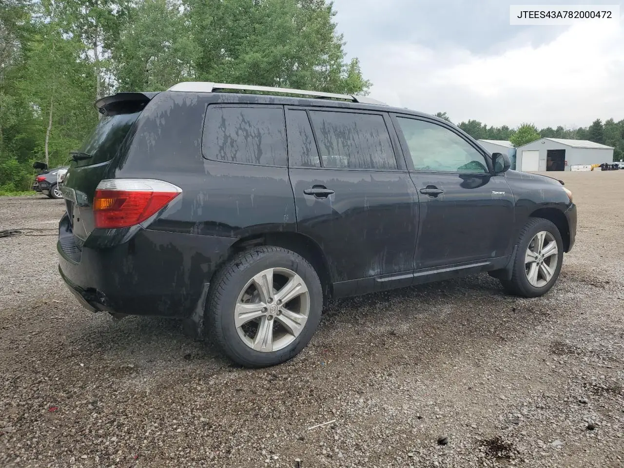 2008 Toyota Highlander Sport VIN: JTEES43A782000472 Lot: 62280755