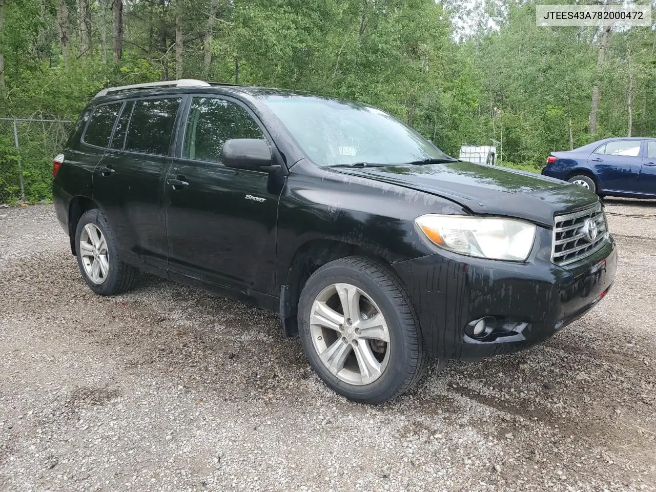2008 Toyota Highlander Sport VIN: JTEES43A782000472 Lot: 62280755