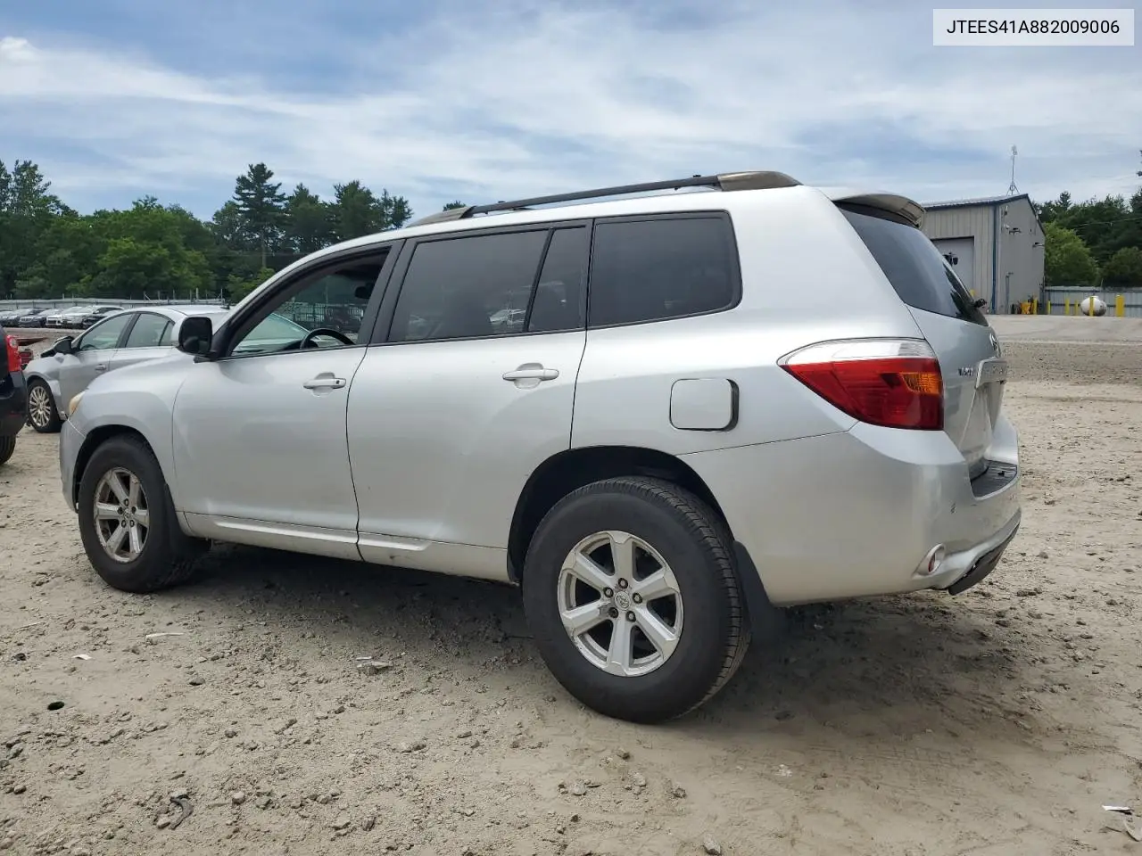 2008 Toyota Highlander VIN: JTEES41A882009006 Lot: 62515445