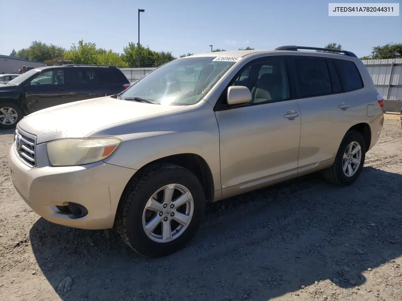 2008 Toyota Highlander VIN: JTEDS41A782044311 Lot: 62609095