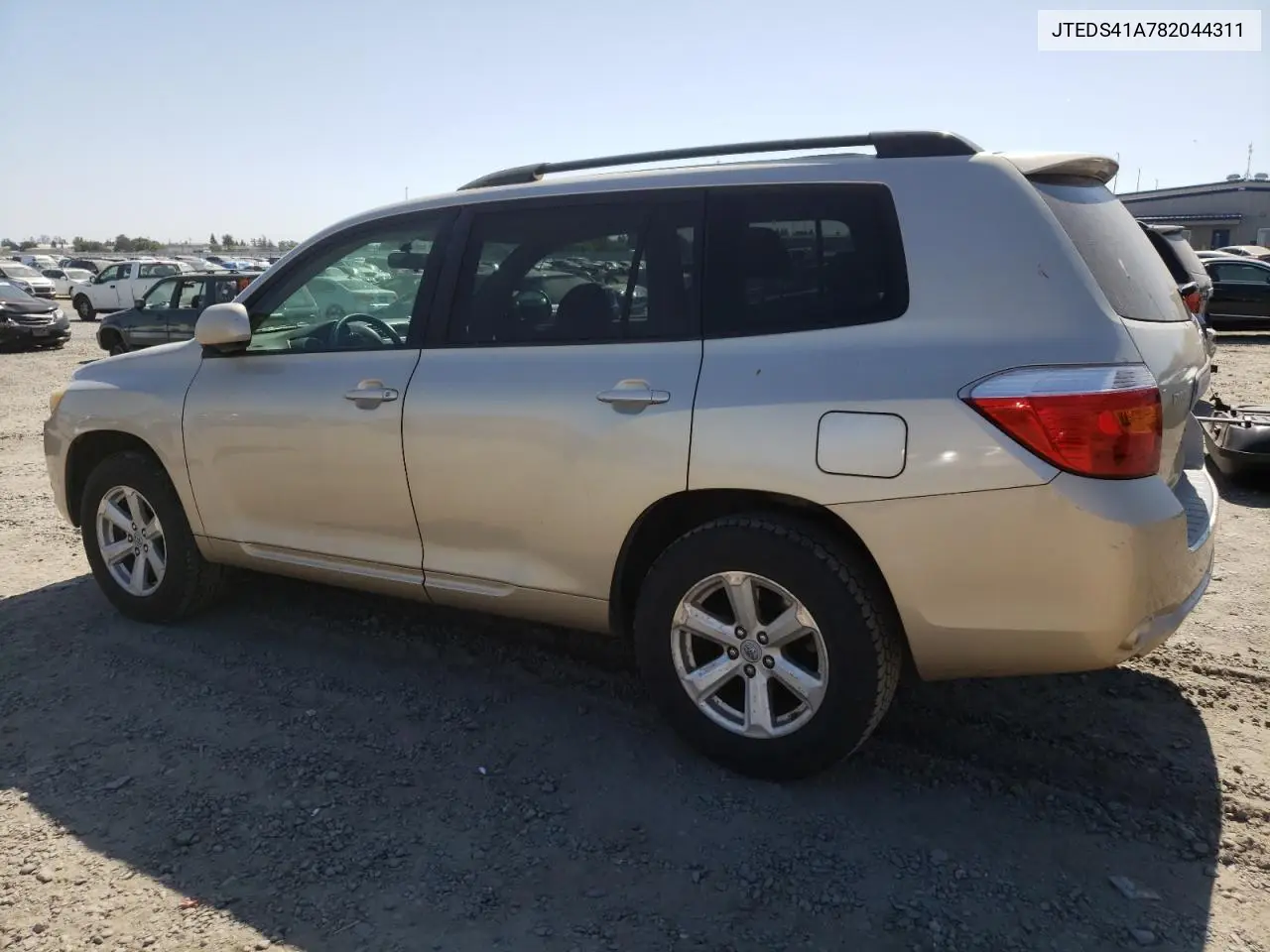 2008 Toyota Highlander VIN: JTEDS41A782044311 Lot: 62609095