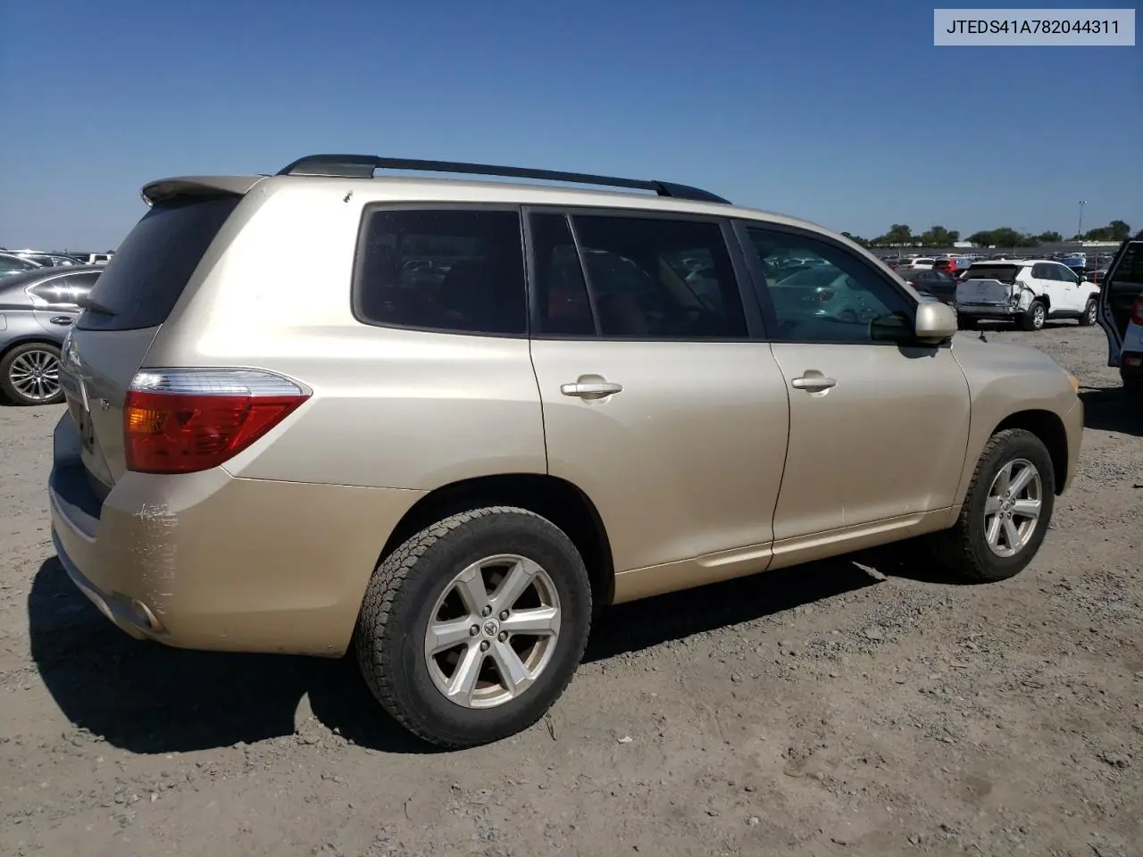 2008 Toyota Highlander VIN: JTEDS41A782044311 Lot: 62609095