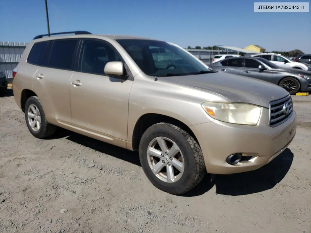2008 Toyota Highlander VIN: JTEDS41A782044311 Lot: 62609095