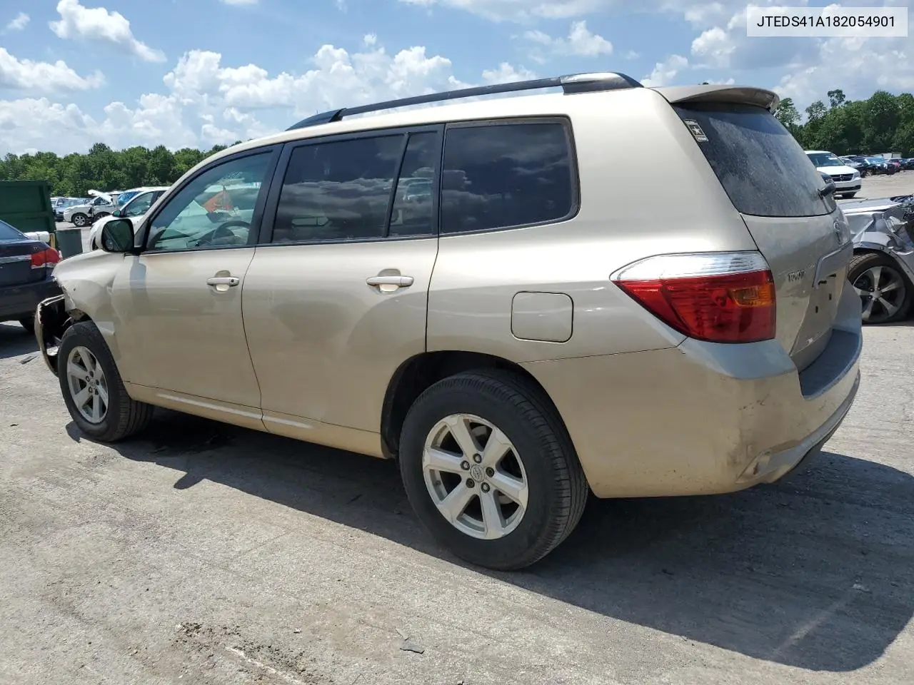 2008 Toyota Highlander VIN: JTEDS41A182054901 Lot: 62644775
