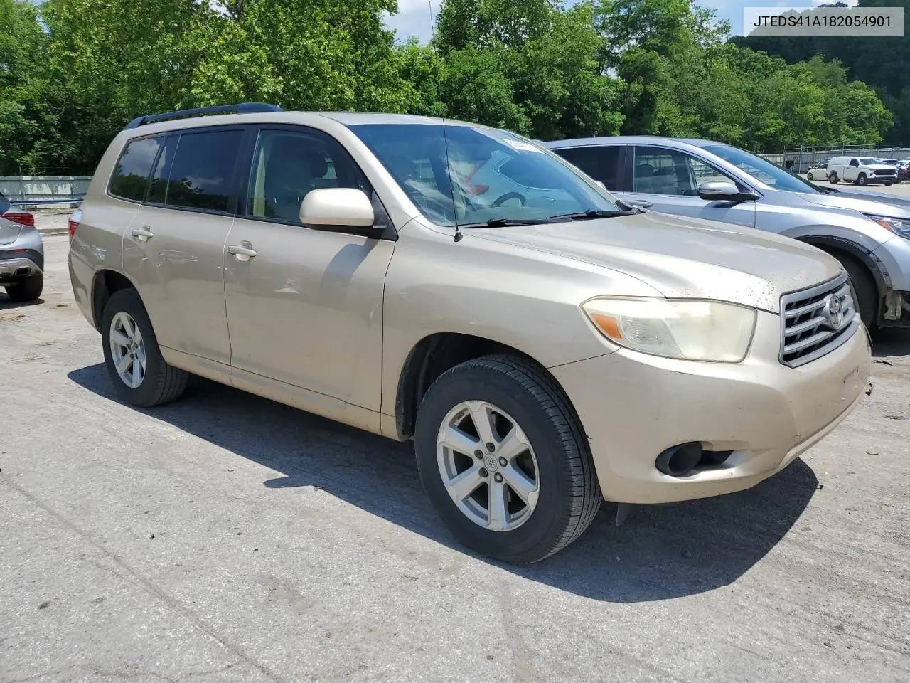 2008 Toyota Highlander VIN: JTEDS41A182054901 Lot: 62644775