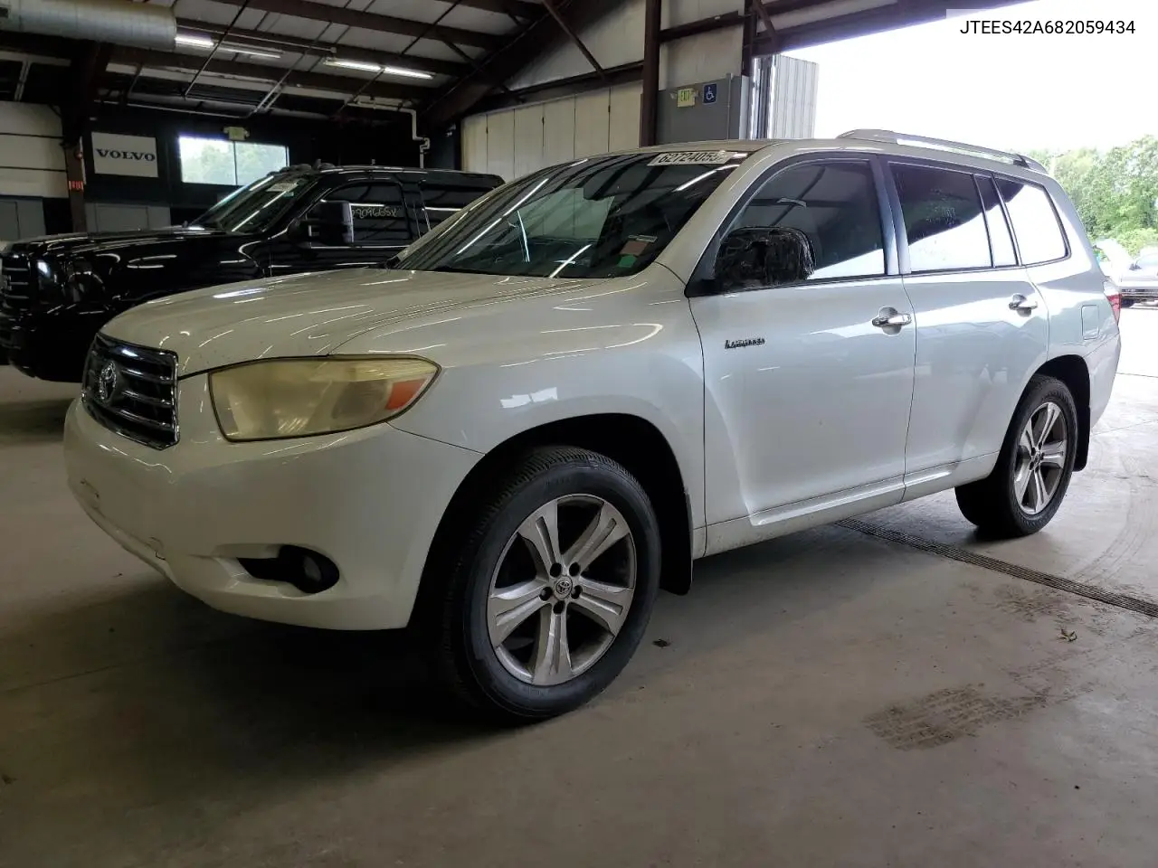 2008 Toyota Highlander Limited VIN: JTEES42A682059434 Lot: 62724055