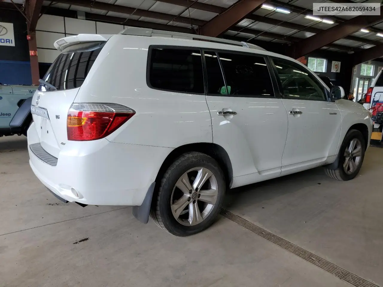 2008 Toyota Highlander Limited VIN: JTEES42A682059434 Lot: 62724055