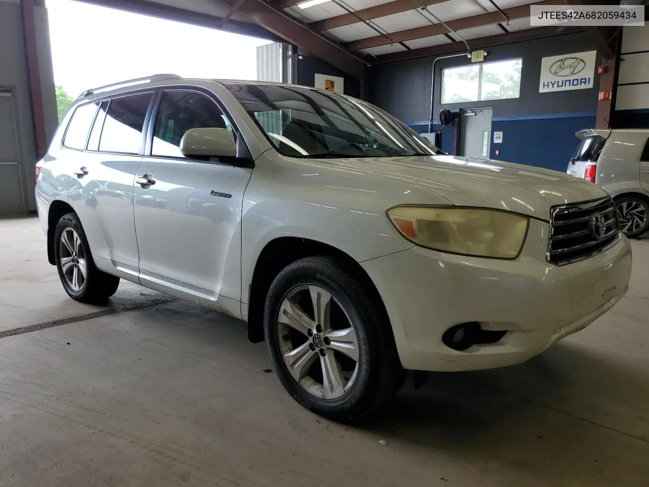2008 Toyota Highlander Limited VIN: JTEES42A682059434 Lot: 62724055