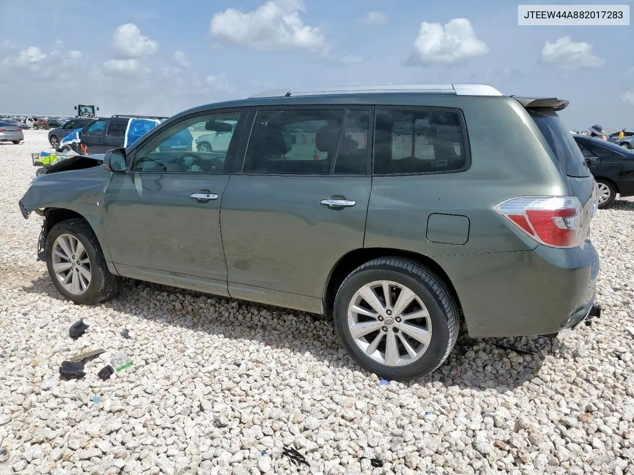 2008 Toyota Highlander Hybrid Limited VIN: JTEEW44A882017283 Lot: 62902715