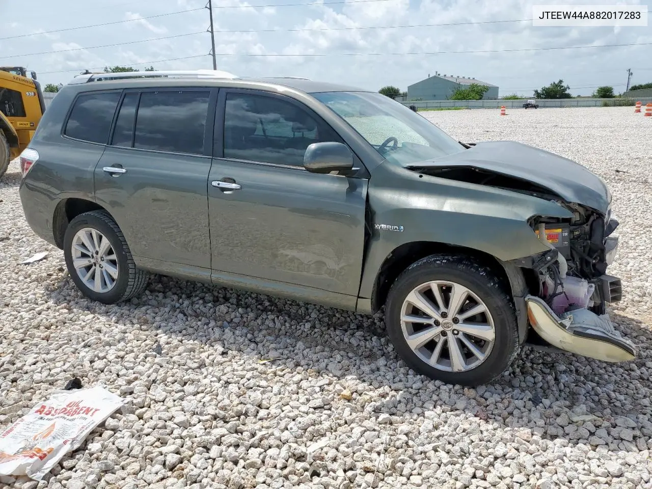 2008 Toyota Highlander Hybrid Limited VIN: JTEEW44A882017283 Lot: 62902715