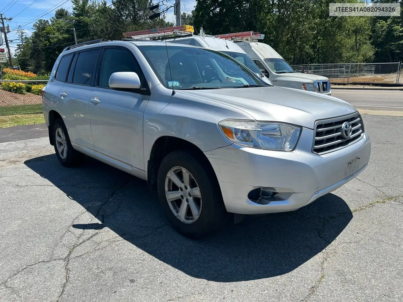 2008 Toyota Highlander VIN: JTEES41A082094326 Lot: 63165255