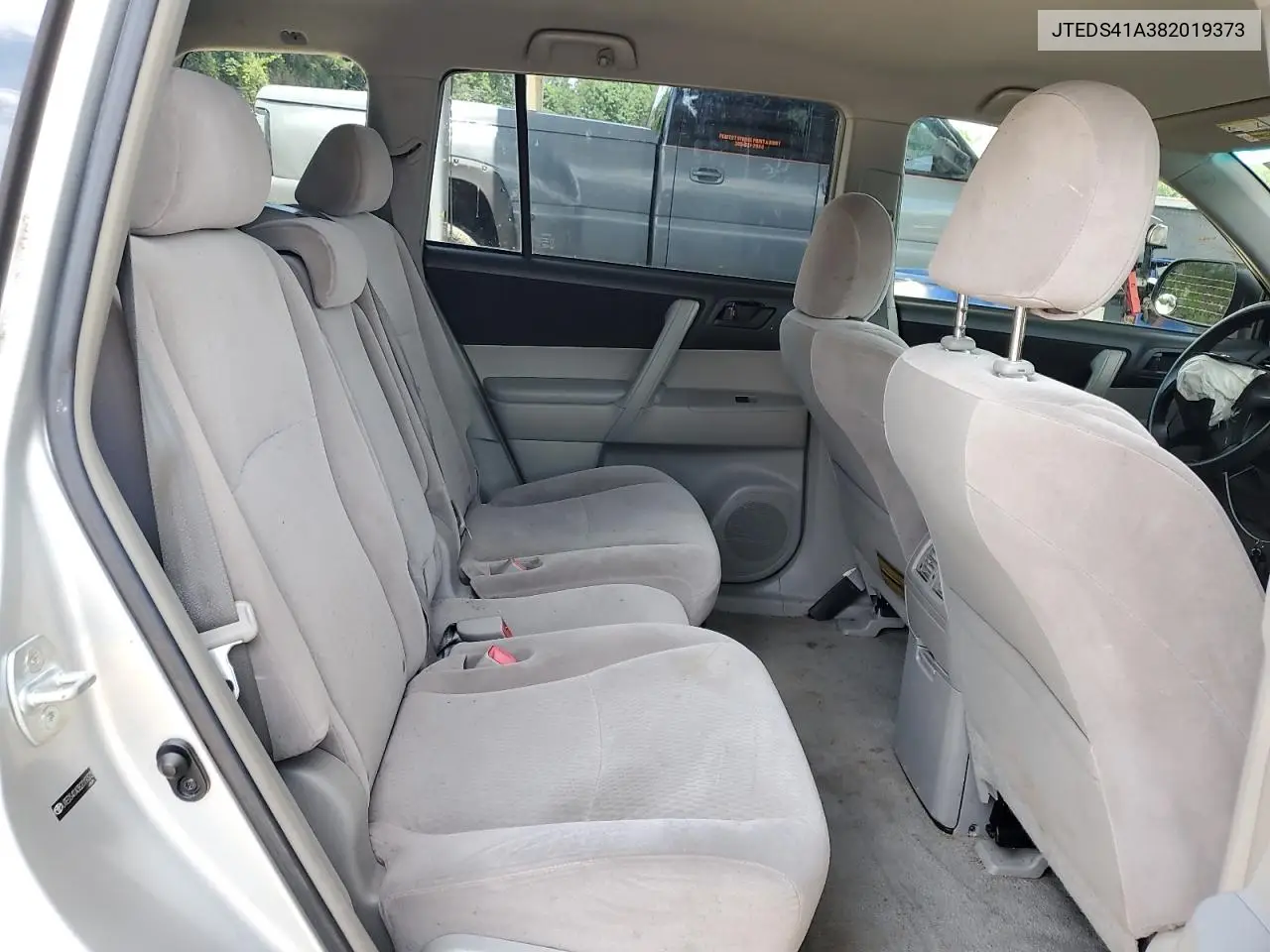 2008 Toyota Highlander VIN: JTEDS41A382019373 Lot: 63218535