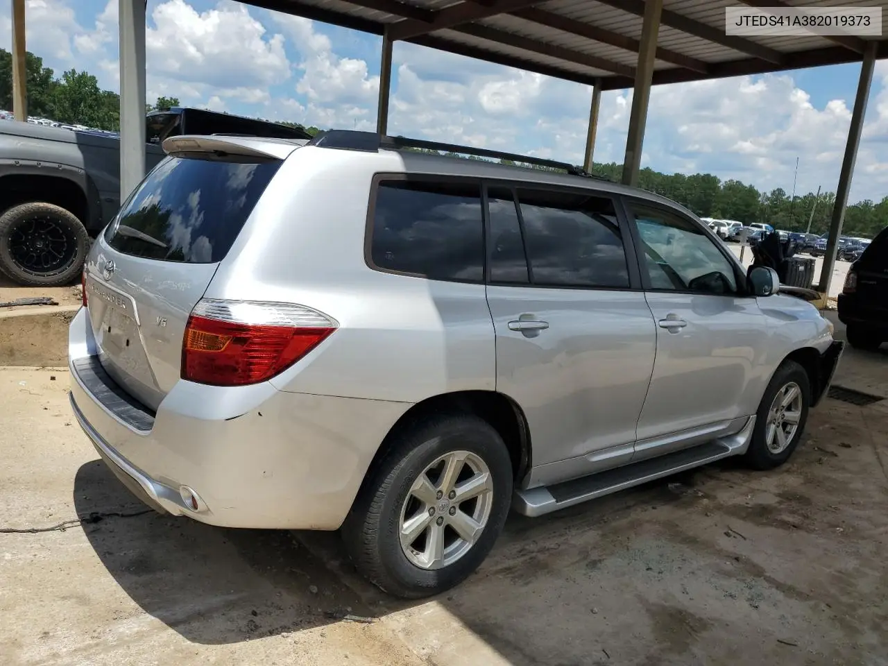2008 Toyota Highlander VIN: JTEDS41A382019373 Lot: 63218535