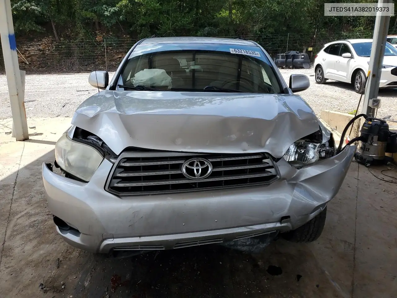 2008 Toyota Highlander VIN: JTEDS41A382019373 Lot: 63218535