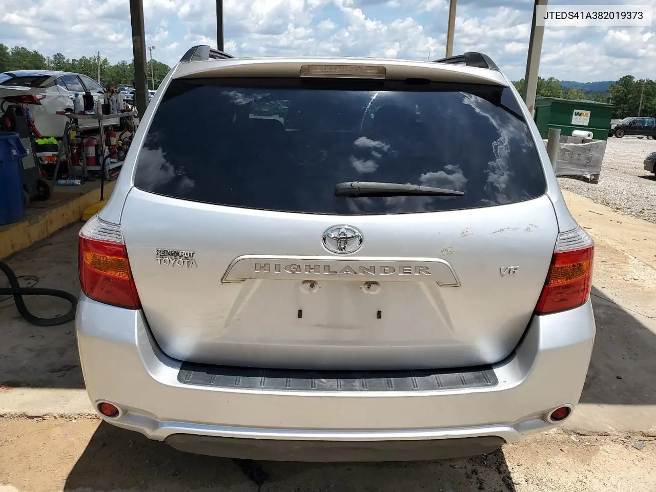 2008 Toyota Highlander VIN: JTEDS41A382019373 Lot: 63218535