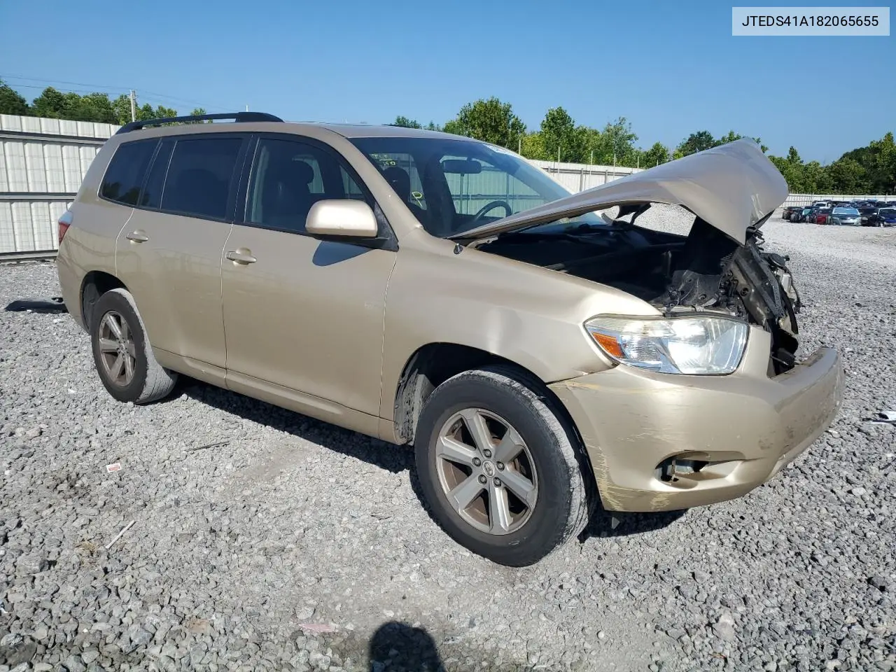 2008 Toyota Highlander VIN: JTEDS41A182065655 Lot: 64857115